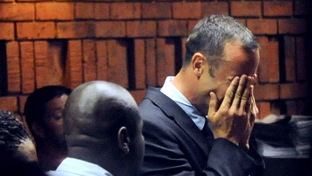 Oscar Pistorius au tribunal ce mardi