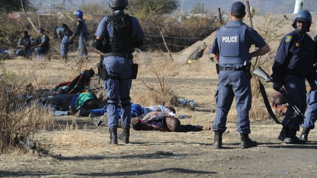 Afrique du Sud: affrontements entre mineurs et policiers, plus de 30 morts