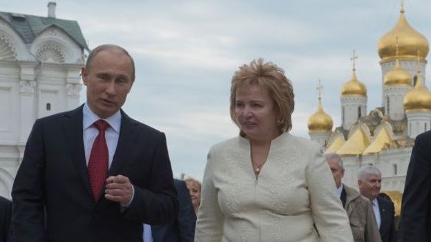 Vladimir Poutine et son épouse Lioudmila