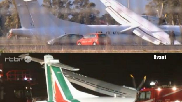 La Justice italienne, qui a mis l'appareil sous séquestre pour enquête, a néanmoins autorisé le retrait des couleurs d'Alitalia.
