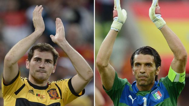 Les deux gardiens de cette finale de l'Euro 2012
