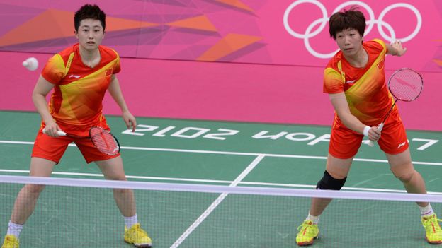 Les chinoises Yu Yang et Wang Xiaoli