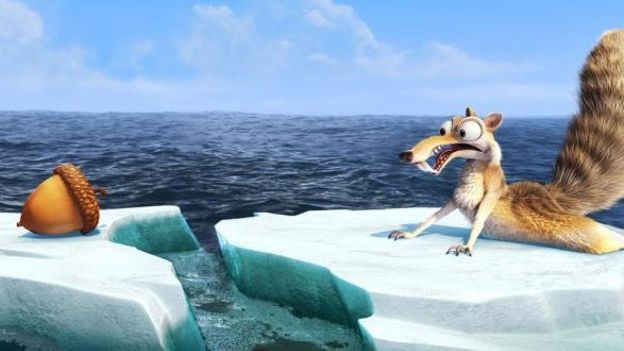 L'écureuil Scrat dans l'Age de glace 4