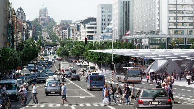 Les projets importants pour 2012 sont le réaménagement en surface de la place Rogier (Saint-Josse-ten-Noode), de la chaussée de Louvain (Saint-Josse-ten-Noode), de la chaussée d’Ixelles (Ixelles) et de la place Schweitzer (Berchem-Sainte-Agathe)