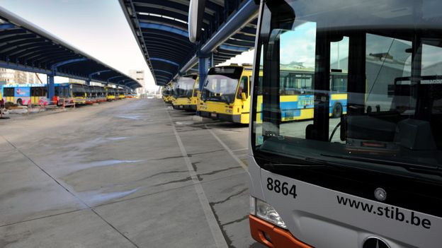 Un dépôt de la Stib