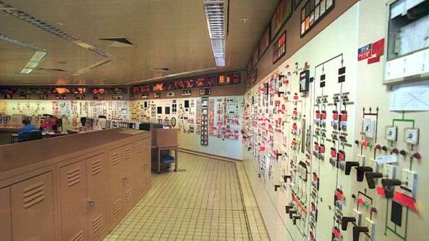Vue de l'intérieur de la centrale de Tihange