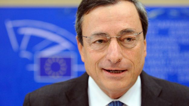 Mari Draghi, président de la BCE