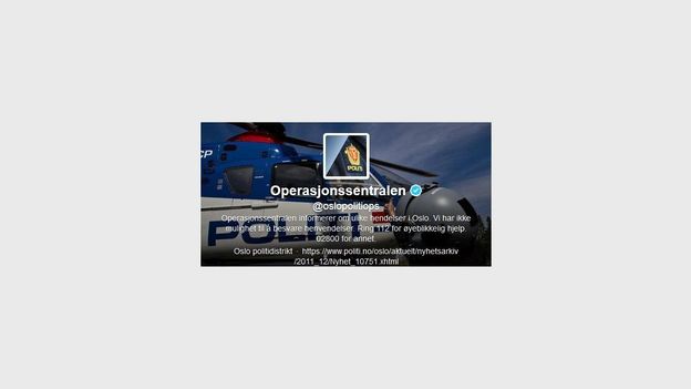 La police d'Oslo primée pour son humour sut Twitter