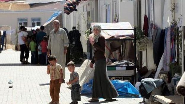 Camp de réfugiés à la frontière syrienne (Hatay)