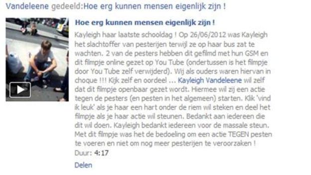 Facebook: une maman publie la vidéo d'élèves violentant sa fille de 13 ans