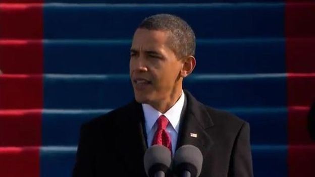 Nouveau slogan pour la campagne de Barack Obama: "Forward" ("En avant")