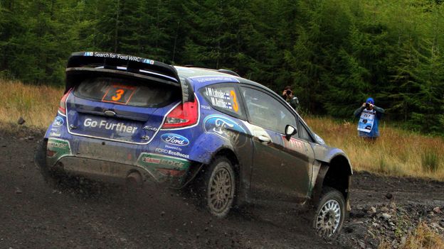 La Ford Fiesta WRC de Jari-Matti Latvala