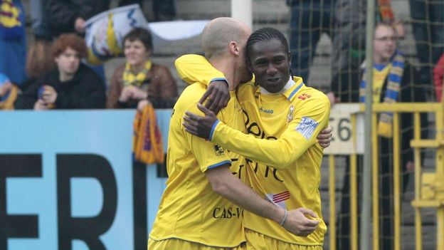 Kassim Doumbia avec Jurgen Cavens Kassim Doumbia avec Jurgen Cavens