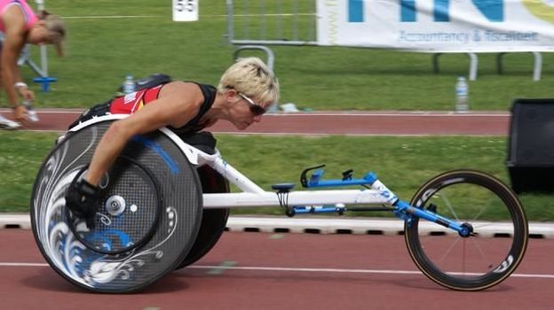 Marieke Vervoort, médaillée d'argent sur 200m