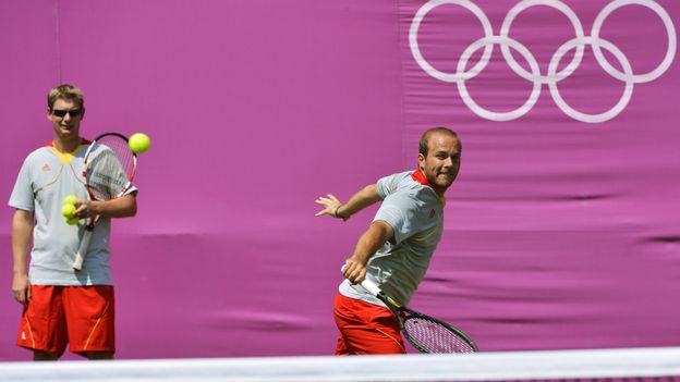 Reginald Willems avec Olivier Rochus