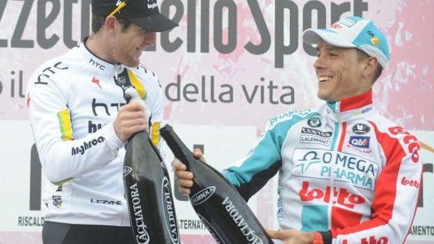 Philippe Gilbert et Matthew Goss Philippe Gilbert et Matthew Goss