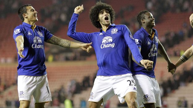 La joie d'Everton