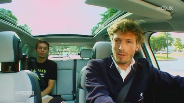 Guillaume Dolmans ici au volant avec Nicolas Mahut