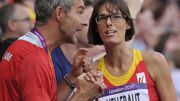 Wim Vandeven et Tia Hellebaut