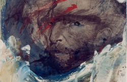 Pulsions, artistes sous influence : Arnulf Rainer, Van Gogh als Adler, 1977-1980, Huile sur photographie, 60 x 50 cm, Collection Frac Nord-Pas de Calais Pulsions, artistes sous influence : Arnulf Rainer, Van Gogh als Adler, 1977-1980, Huile sur photographie, 60 x 50 cm, Collection Frac Nord-Pas de Calais