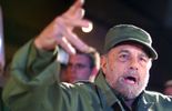 Juan Luis Galiardo interprétant Fidel Castro dans le film "I love Miami"