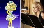 gaga, simpsons 