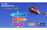 Le Mobicoptère dans les airs pour le Tour de France