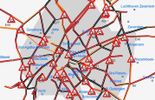 Le ring, les grands axes de Bruxelles sont tous à l'arrêt ou fortement ralentis.
