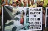 123 Inde: une fillette de 5 ans violée et mutilée, colère à New Delhi