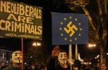 123 Espagne: manifestation près du Congrès des députés aux cris de "démission"