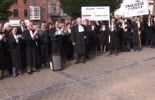 123 Palais de Justice de Charleroi : manifestation et fausse alerte à la bombe