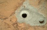 123 Curiosity a procédé à un premier forage du sol martien 