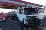 123 Trois camions impliqués dans un carambolage sur la E40 à hauteur de Barchon
