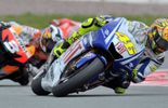 Rossi en position de pointe