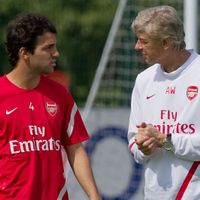 Cesc Fabregas et Arsène Wenger