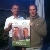 Les deux candidats Ecolo sur la même affiche
