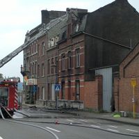 Un immeuble squatté a pris feu