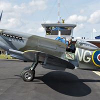 Un spitfire identique à celui qui a volé  dans le ciel de Florennes