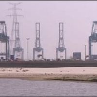 Plan pris du Doel Dock
