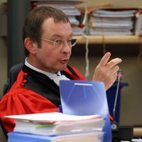 Le président de la Cour, Olivier Delmarche, a entendu la première plaidoirie, mercredi matin.