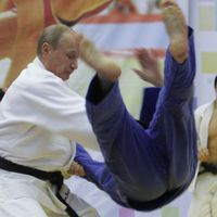 Vladimir Poutine est un très bon judoka