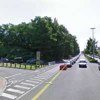 Le boulevard de la Plaine, à proximité de l'ULB