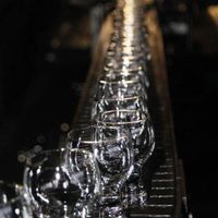 La ligne de production des verres est arrêtée