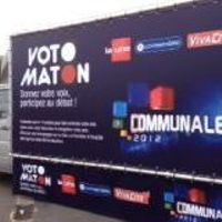 Le Votomaton à Charleroi ce 15 septembre
