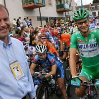 Christian Prud'homme et Tom Boonen
