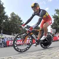 Philippe Gilbert lors du prologue du Tour de France