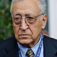 Lakhdar Brahimi, diplomate algérien aguerri