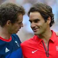 Andy Murray et Roger Federer
