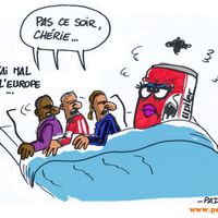 Riga, Scifo et Balog dans la Tribune