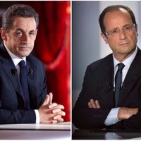Nicolas Sarkozy et François Hollande, les candidats présidents, tenus au silence jusque dimanche soir